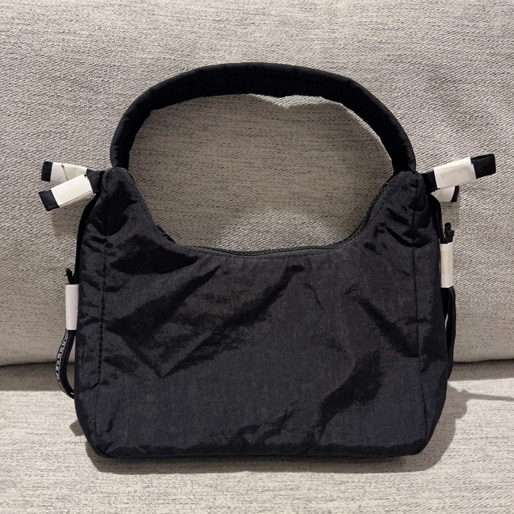 Baggu x Sandy Liang Mini Bow Bag Black NWT - Picture 4 of 5